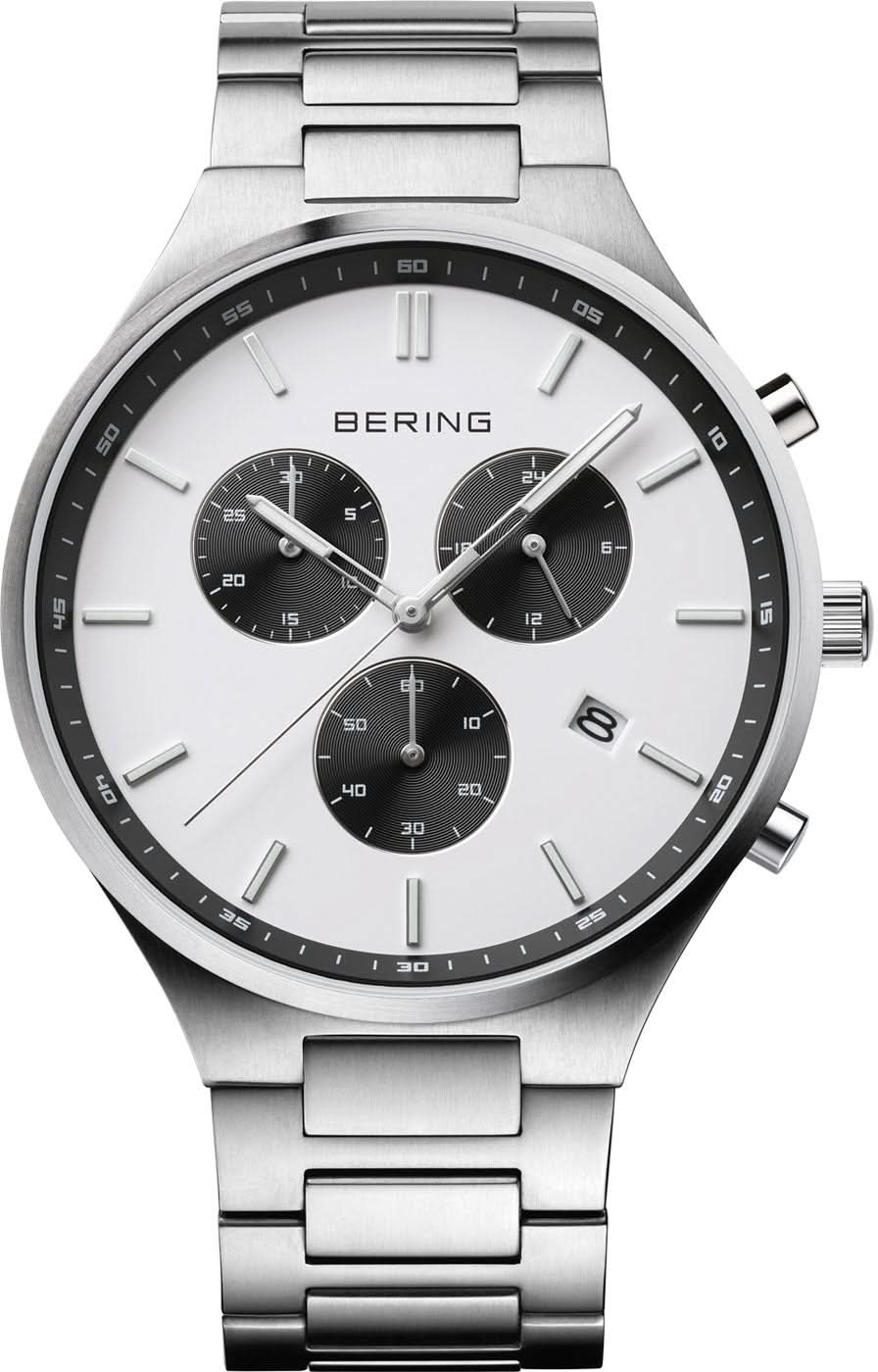 Bering Titanium 11743-704 Herrenuhr • Kratzfestes Saphirglas • Ultraleichtes Titan