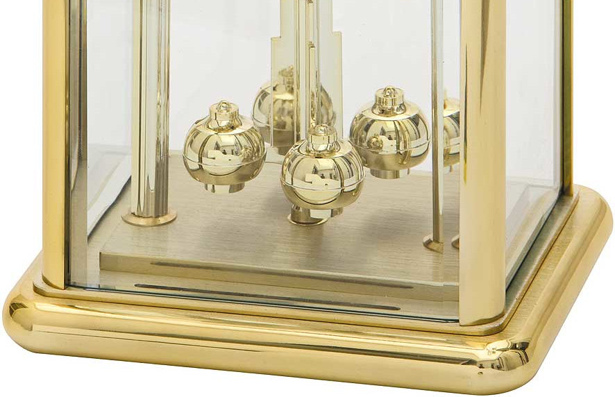 AMS Tischuhr 23x14x12 cm Metall • Quarz Uhrwerk • Zeitloses Design