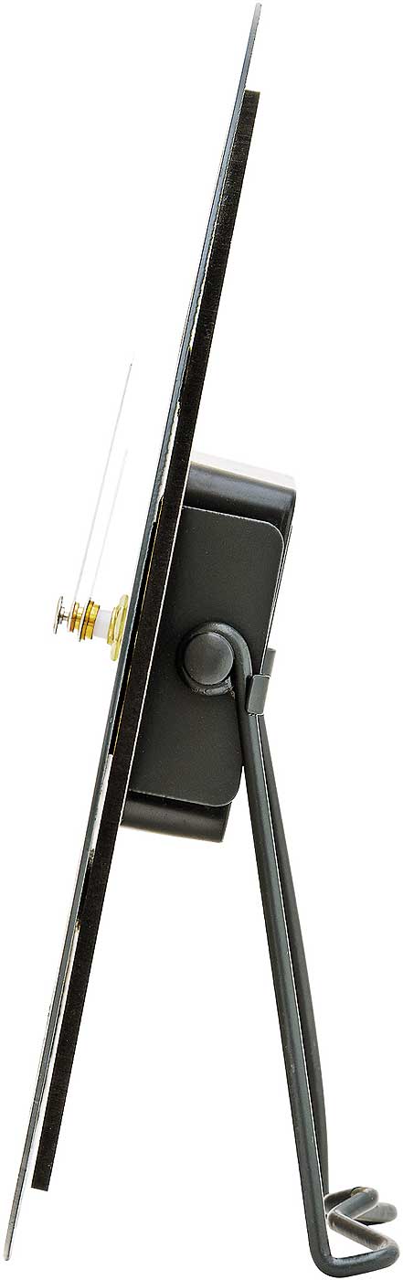 Tischuhr Metallgehäuse Durchmesser: 22 cm - AMS Modell: 1231