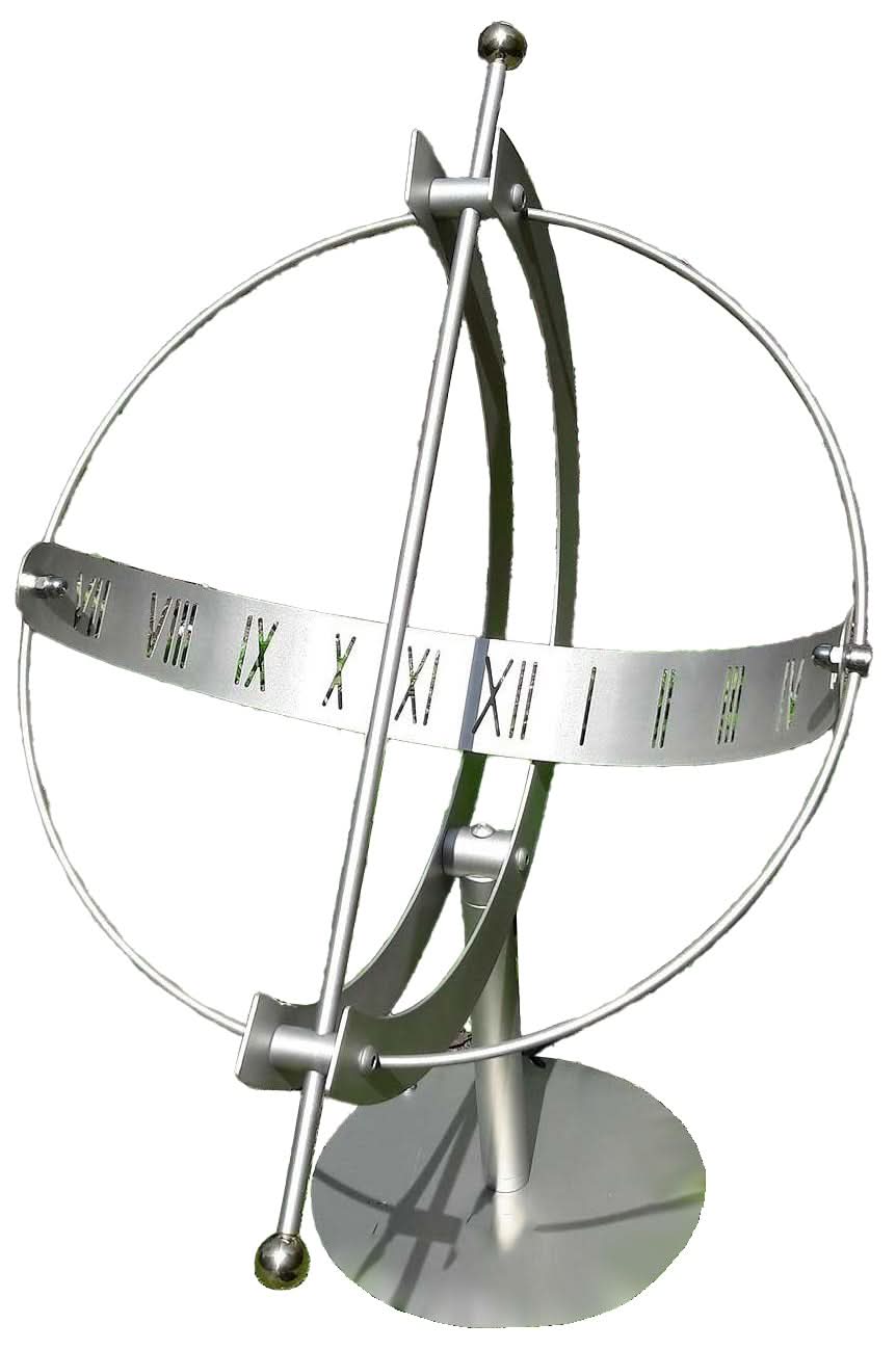 Sunshine Garden Wanduhr 65x50x50 cm Edelstahl • Hochwertige deutsche Qualität • Für den Garten