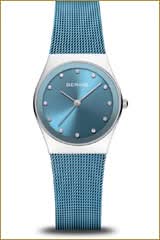 Bering Classic 12927-308 Damenuhr • Kratzfestes Saphirglas • Feines Milanaise-Armband