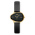 Danish Design Elvsten IV15Q1305 Damen Armbanduhr Schwarz-Gold • Schwarzes Zifferblatt • Skandinavisches Design
