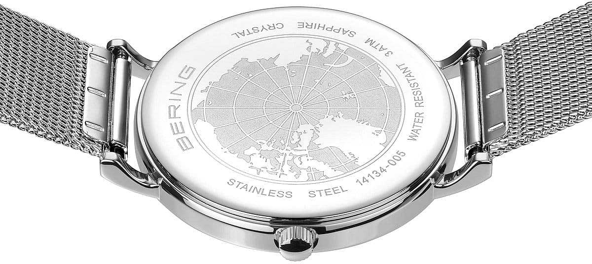 Bering 14134-005-GWP Damenuhr • Saphirglas • Milanaise