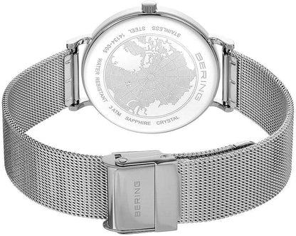 Bering 14134-005-GWP Damenuhr • Saphirglas • Milanaise