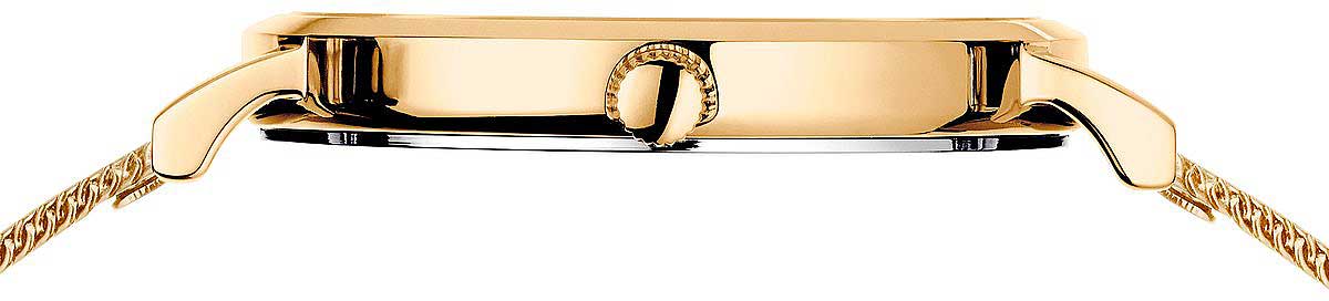 Bering Classic 14134-331 Damenuhr • Kratzfestes Saphirglas • Feines Milanaise-Armband