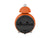 Karlsson Chaplin KA5979OR Wecker Neonorange • Sweep-Uhrwerk • Inspiriert von Charlie Chaplin, Bild 5
