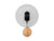 Karlsson Arlo KA5967WH Wanduhr Weiß • Holzpendel • Skandinavisches Design, Bild 5