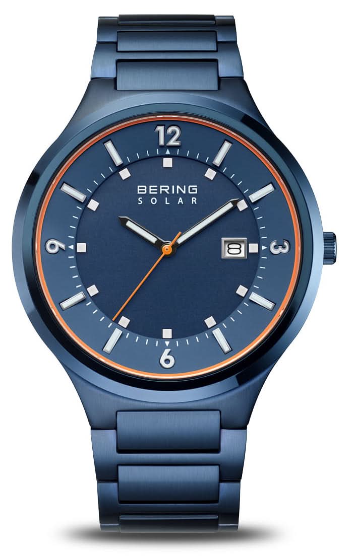 Bering Solar 14442-979 Herrenuhr • Kratzfestes Saphirglas • Solar-Antrieb