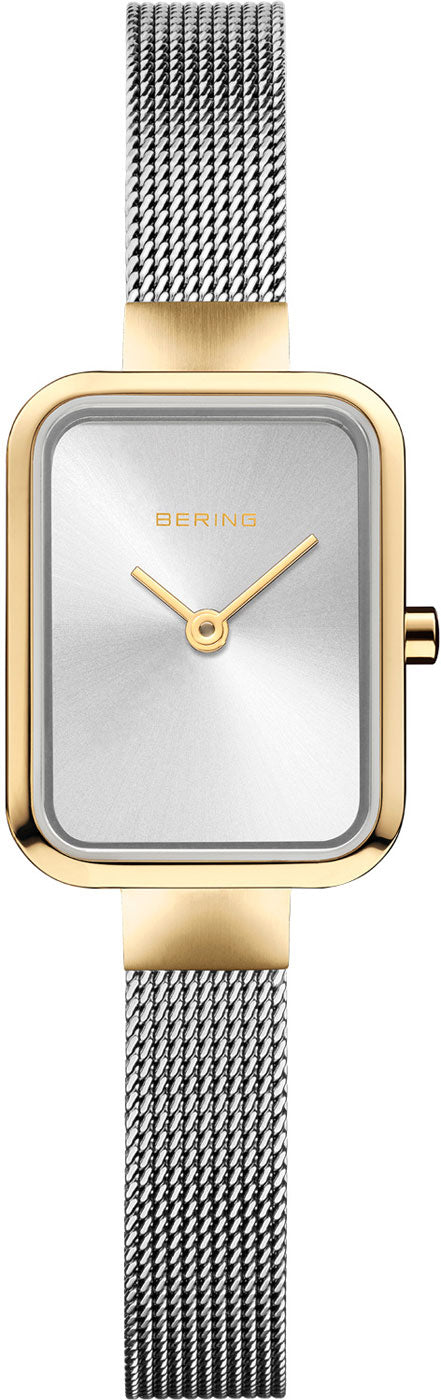 Bering Classic 14520-010 Damenuhr • Kratzfestes Saphirglas • Feines Milanaise-Armband