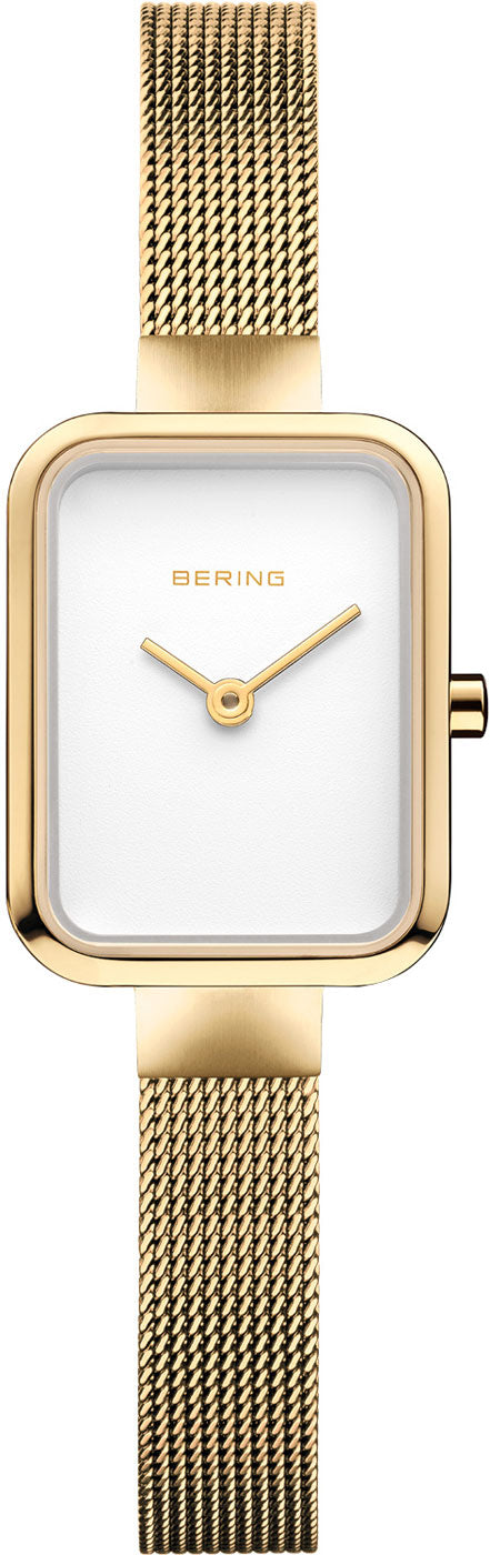 Bering Classic 14520-334 Damenuhr • Kratzfestes Saphirglas • Feines Milanaise-Armband