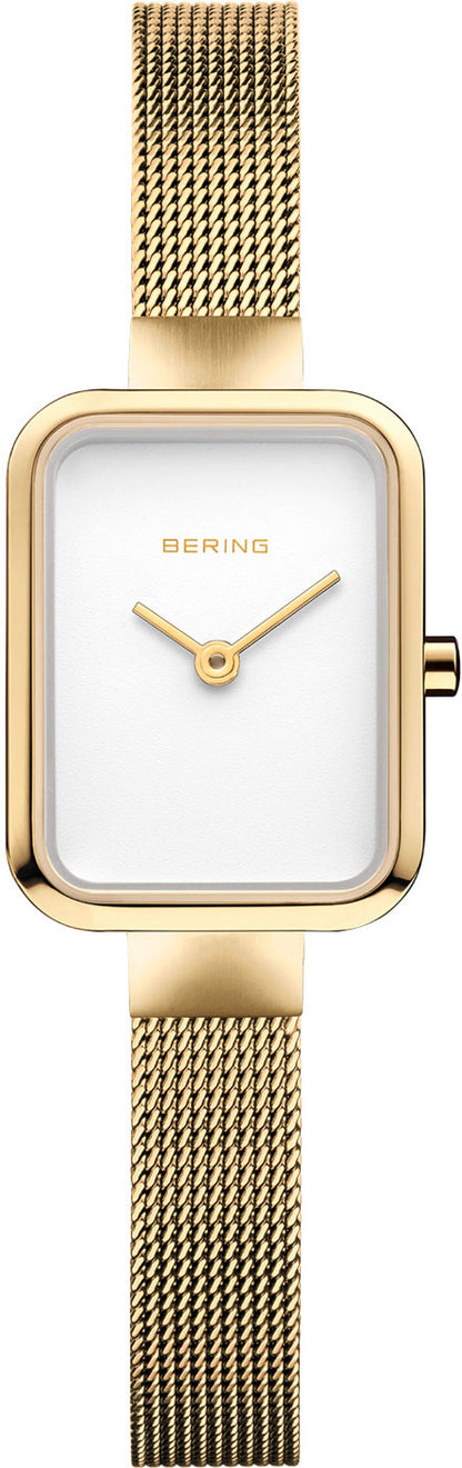 Bering Classic 14520-334 Damenuhr • Kratzfestes Saphirglas • Feines Milanaise-Armband