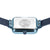 Bering Petite Square 14520-398 Damenuhr • Kratzfestes Saphirglas • Blaues Milanaise-Armband