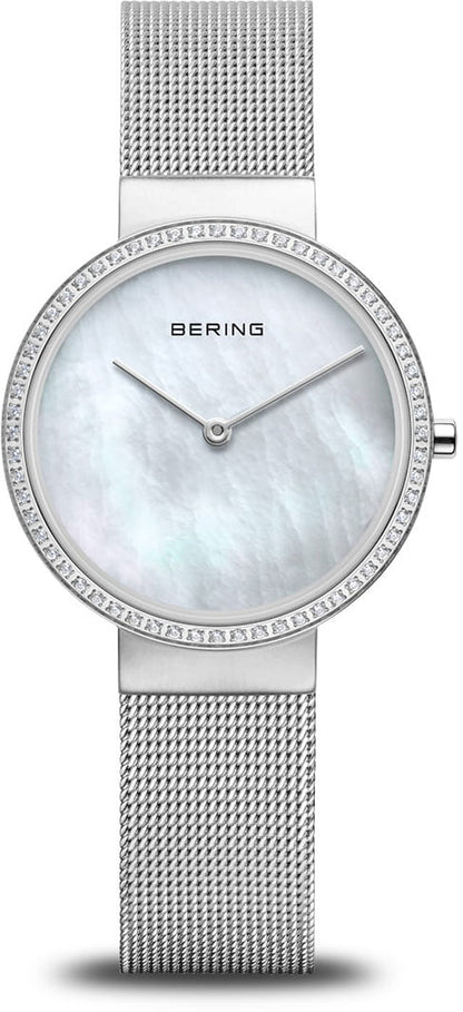 Bering Classic 14531-004 Damenuhr • Kratzfestes Saphirglas • Perlmutt-Zifferblatt