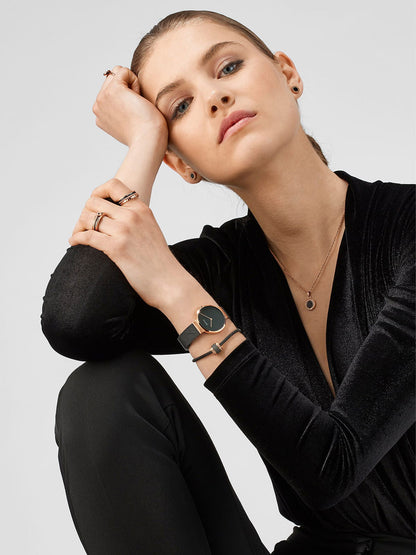 Bering Classic 14531-166 Damenuhr • Kratzfestes Saphirglas • Milanaise-Armband