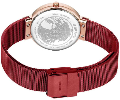 Bering Classic 14531-363 Damenuhr • Kratzfestes Saphirglas • Milanaise-Armband