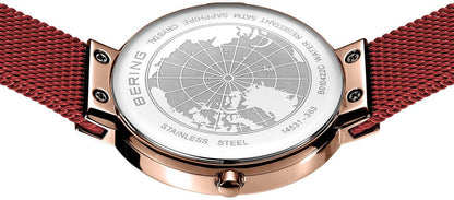 Bering Classic 14531-363 Damenuhr • Kratzfestes Saphirglas • Milanaise-Armband