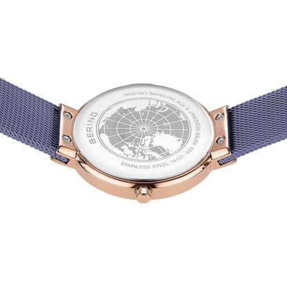 Bering Classic 14531-968 Damenuhr • Kratzfestes Saphirglas • Feines Milanaise-Armband