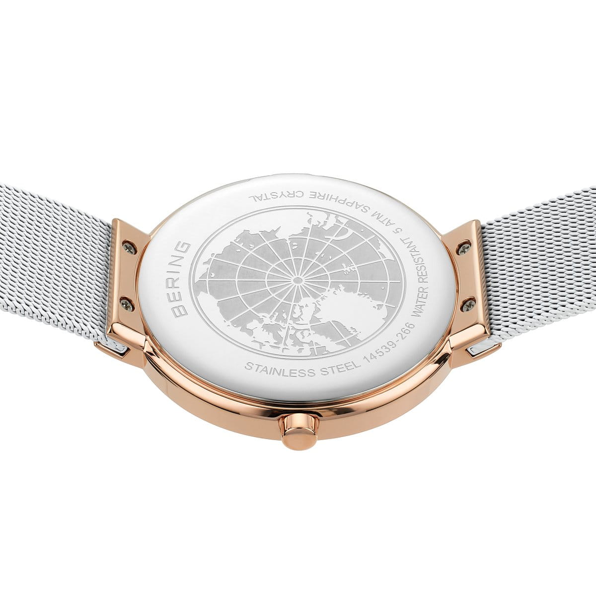 Bering Classic 14539-266 Uhr • Kratzfestes Saphirglas • Feines Milanaise-Armband