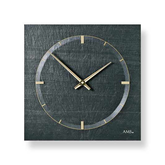 Wanduhr klassisch 30 cm x 30 cm x 4 cm - AMS Modell: 9516