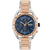 BOSS Center Court 1514026 Herren Armbanduhr Blau • Chronograph • Bicolor-Gliederarmband