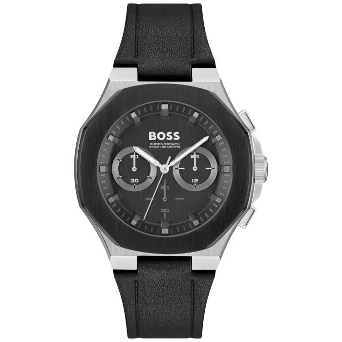 BOSS Taper 1514085 Herren Armbanduhr Schwarz • Quarz-Chronograph • Mineralglas