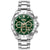 BOSS Hero Sport 1514268 Herrenuhr Grün • Chronograph mit Datum • Edelstahlarmband