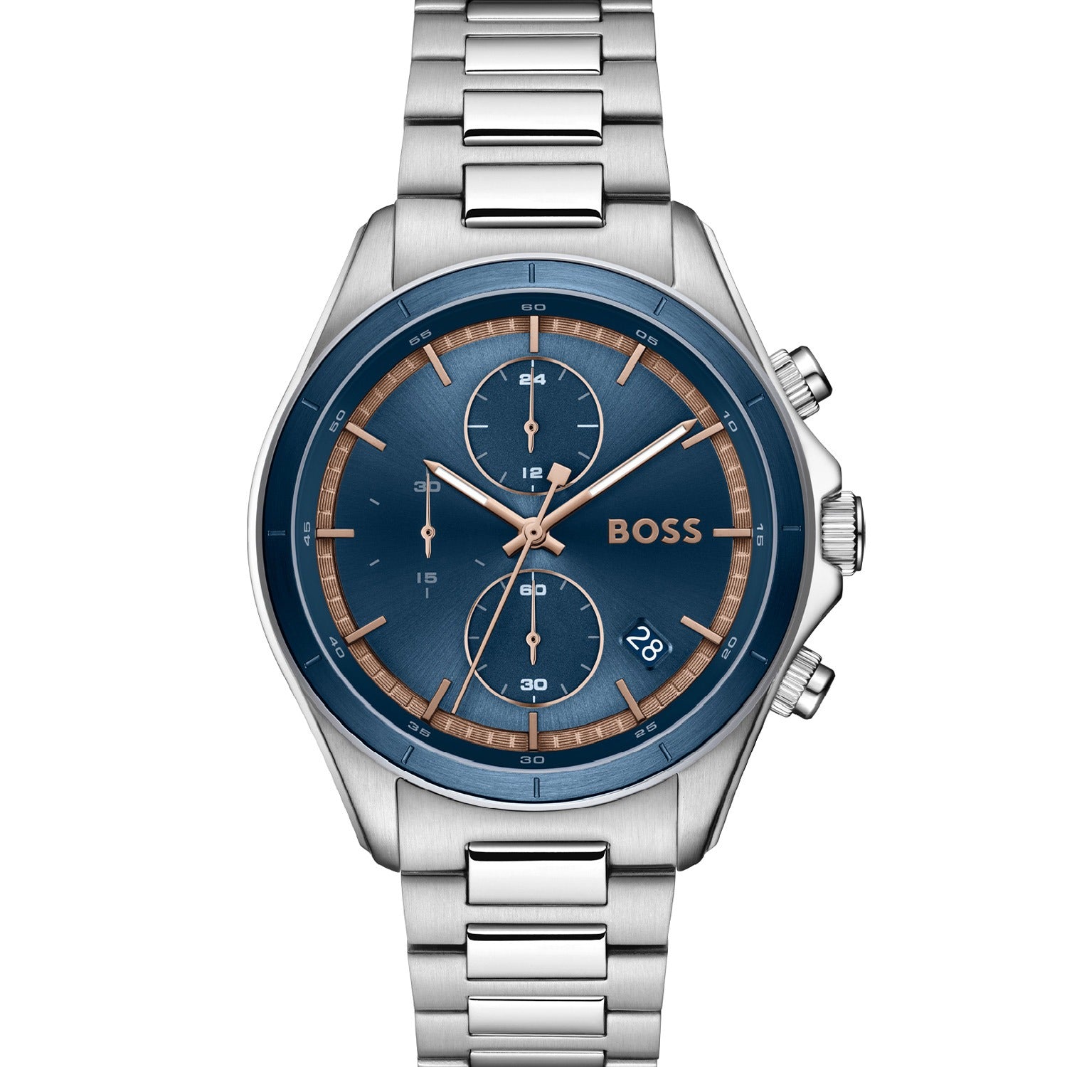BOSS Bossletic 1514336 Herren Armbanduhr • Sportliches Design • BOSS Qualität
