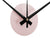 Karlsson DIY Butterfly KA6000LP Wanduhr Softpink • Schmetterlinge als Schaumstoff-Sticker • DIY-Gestaltung, Bild 2