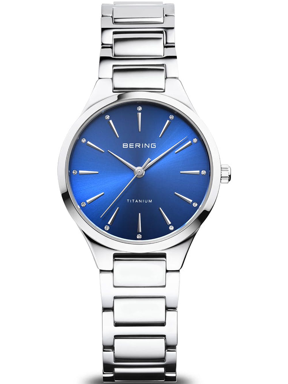 Bering Titanium 15630-707 Damen Armbanduhr Silber • Saphirglas entspiegelt • 10 ATM Wasserdicht