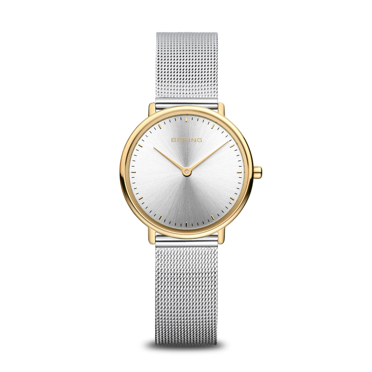 Bering Ultra Slim 15729-010 Damen Armbanduhr Silber • Saphirglas • Milanaise-Armband