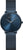 Bering Ultra Slim 15729-397 Damenuhr • Kratzfestes Saphirglas • Blaues Milanaise-Band