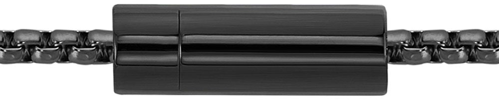 Boss Jewelry 1580052 - Venezianerkette mit ID Anhänger schwarz