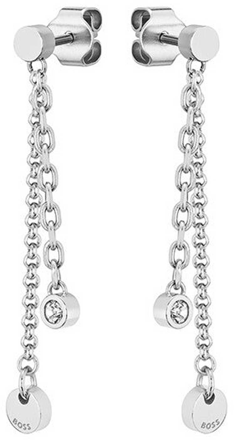 Boss Jewelry 1580332 - Ohrhänger IRIS mit runden Anhängern und Stein
