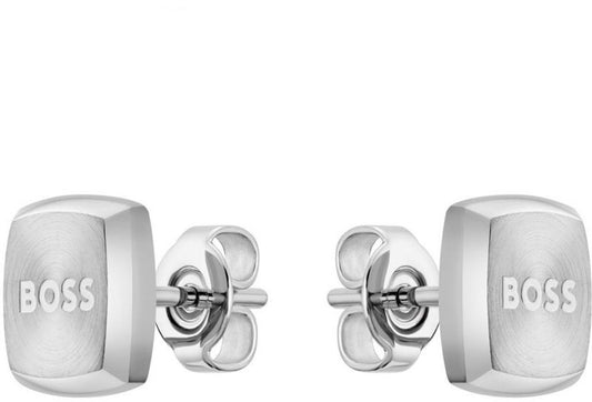 Boss Jewelry 1580473 - Herren Ohrstecker YANN mit Boss Schriftzug
