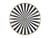 Karlsson Candy Swirl Dome KA6007BK Wanduhr Schwarz & Weiß • Geräuschloses Sweep-Uhrwerk • Verspieltes Spiraldesign