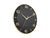Karlsson Sienna Glow KA6017BK Wanduhr Schwarz • Goldene Indizes • Konvexe Linse, Bild 2