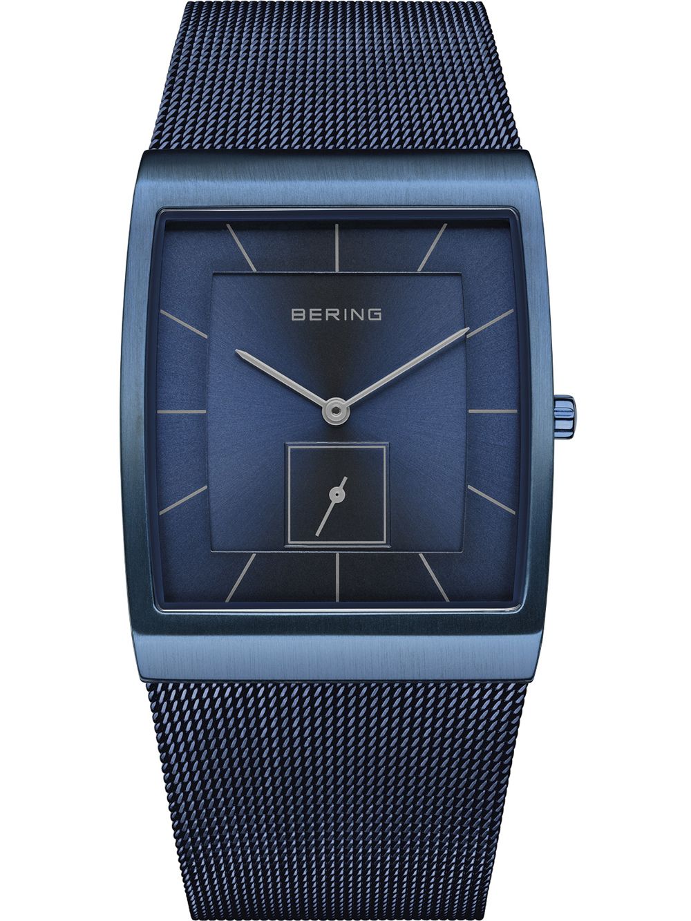Bering Classic 16033-397 Herren Armbanduhr Blau • Saphirglas • Schlankes Quarzwerk