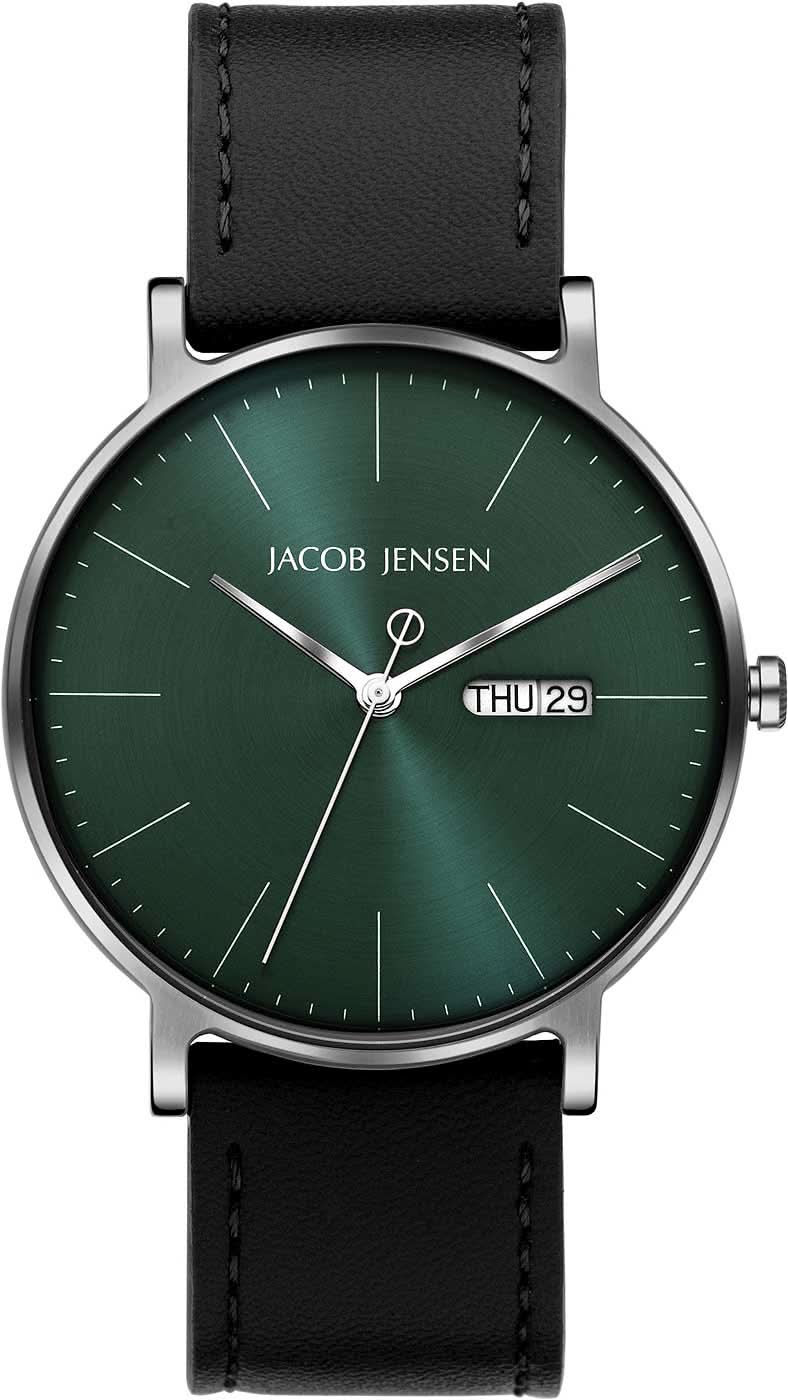 Jacob Jensen Titanium 164 Herrenuhr • Titan • Saphirglas