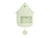 Karlsson Modern Cuckoo KA5964WD Wanduhr • Light Wood Finish • Schrittwerk