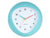 Karlsson Funky Vibes KA6049BL Wanduhr Türkisblau • Geräuschloses Sweep-Uhrwerk • Verspieltes Retro-Design