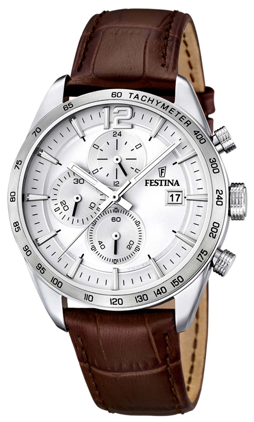 Herrenchronograph mit Lederarmband - Festina Modell: 16760_1