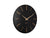 Karlsson Esmerado KA6072BK Wanduhr Schwarz • Geräuschloses Sweep-Werk • Elegantes Metall-Design