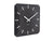 Karlsson Sucinto Dome Square KA6085BK Wanduhr Schwarz • Geräuschloses Sweep-Uhrwerk • Gewölbtes Glaskuppel-Design, Bild 2