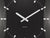 Karlsson Sucinto Dome Square KA6085BK Wanduhr Schwarz • Geräuschloses Sweep-Uhrwerk • Gewölbtes Glaskuppel-Design, Bild 3