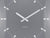 Karlsson Sucinto Dome Square KA6085GY Wanduhr Grau • Sweep-Uhrwerk • Gewölbte Glaskuppel, Bild 3