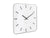 Karlsson Sucinto Dome Square KA6085WH Wanduhr Weiß • Geräuschloses Sweep-Uhrwerk • Gewölbtes Glas, Bild 2