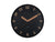Karlsson Amena KA6083BK Wanduhr Schwarz • Geräuschloses Sweep-Uhrwerk • Holzoptik-Ziffern, Bild 2