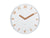 Karlsson Amena KA6083WH Wanduhr Weiß • Sweep-Uhrwerk • Holzfarbene Ziffern, Bild 2