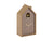Karlsson Modern Cuckoo Oro KA6077BR Wecker Mochabraun • Kuckucksgeräusch beim Alarm • Vergoldeter Vogel