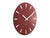 Karlsson Realista Dome KA6086RD Wanduhr Burgunderrot • Sweep-Uhrwerk • Gewölbtes Domglas, Bild 2